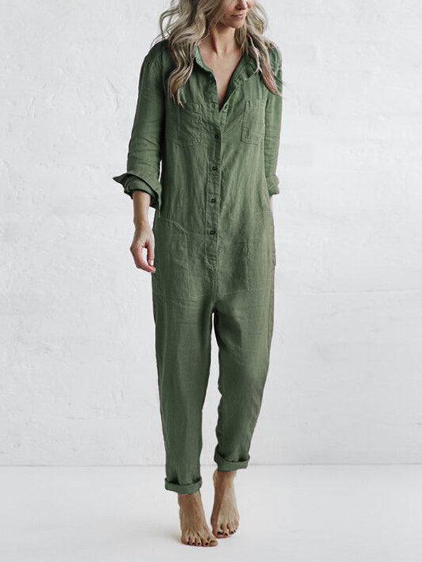 Sydney | Long sleeve jumpsuit - For a better look