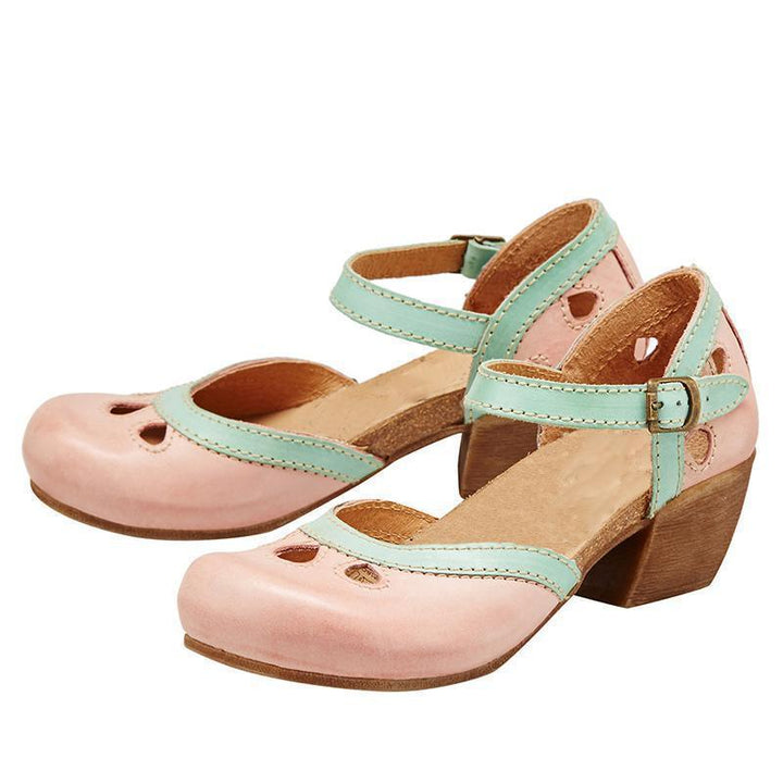 Amalia - Comfortable sandals with low heels