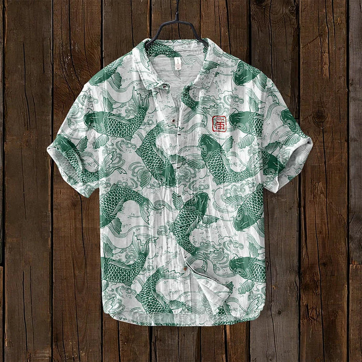 Agata - Vintage Fish Japanese Art Shirt