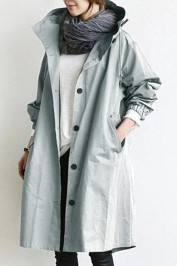 Stylish, water-repellent trench coat