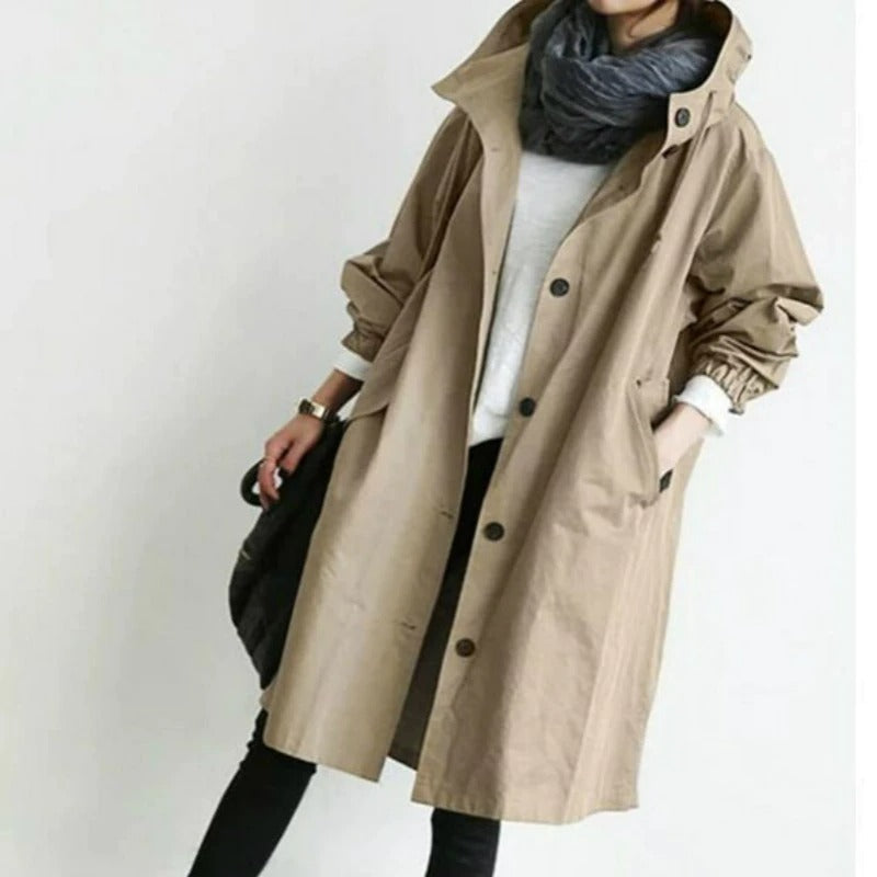 Stylish, water-repellent trench coat